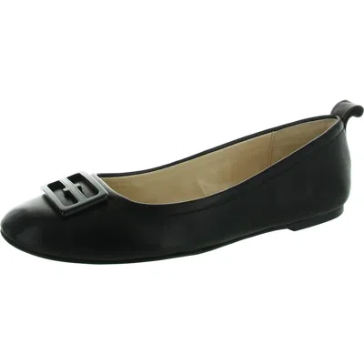 Liverpool Fontana Womens Buckle Leather Ballet Flats In Black