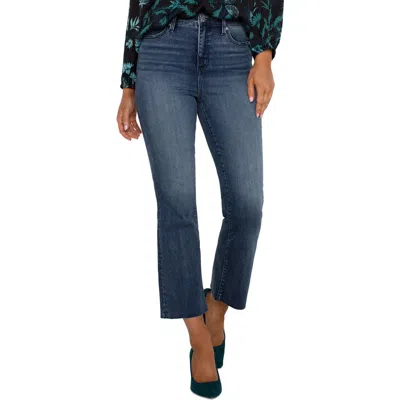 Liverpool Hannah Crop Flare Jeans In Juniper Valley