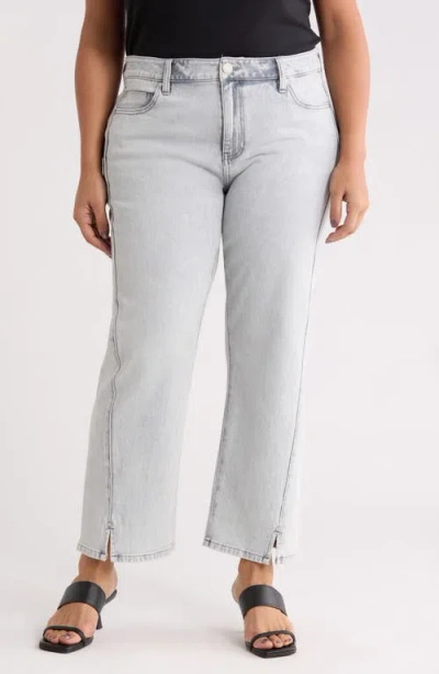 Liverpool Kennedy High Waist Straight Leg Jeans In Blue