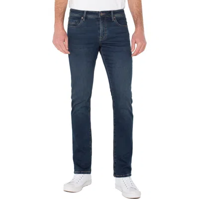 Liverpool Kingston Modern Slim Straight Leg Stretch Jeans In Blue