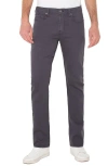 Liverpool Kingston Modern Slim Straight Leg Twill Pants In Gray