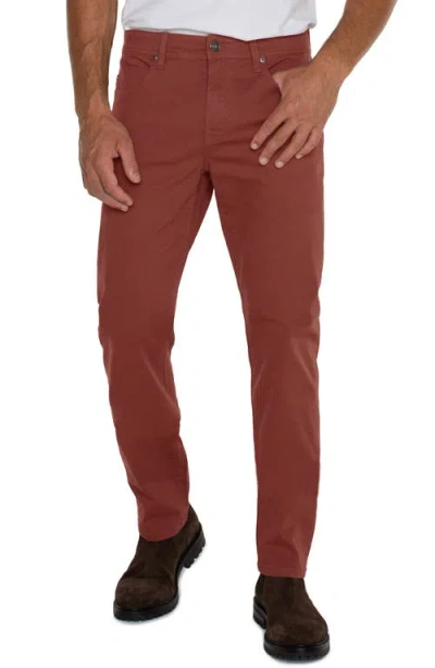 Liverpool Kingston Modern Straight Leg Twill Pants