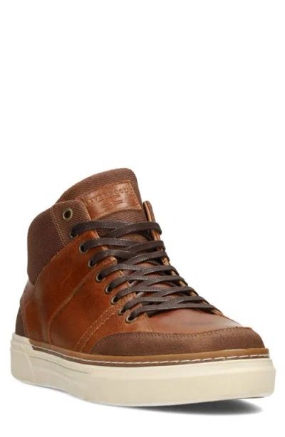 Liverpool La Citation Mid Top Sneaker In Cognac