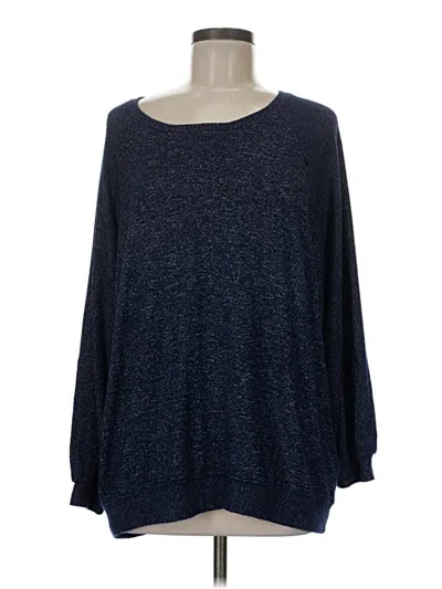 Pre-owned Liverpool Los Angeles 3/4 Sleeve T-shirt In Blue