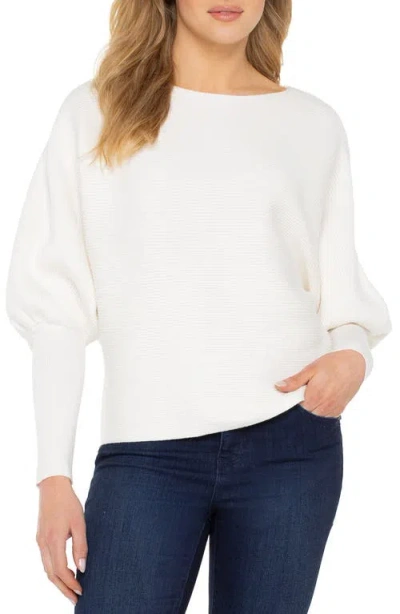LIVERPOOL LOS ANGELES LIVERPOOL LOS ANGELES BISHOP SLEEVE SWEATER