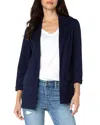 Liverpool Los Angeles Princess Detail Boyfriend Blazer In Cadet Blue