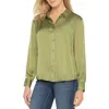 Liverpool Los Angeles Button-up Shirt In Green