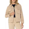 Liverpool Los Angeles Cargo Jacket In Cappuccino