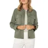 Liverpool Los Angeles Cargo Jacket In Martini Olive
