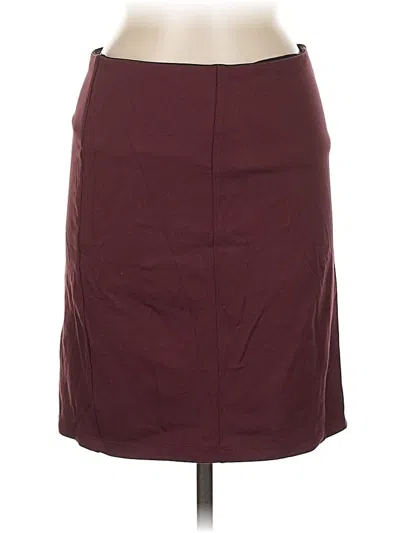 Pre-owned Liverpool Los Angeles Casual Skirt In Burgundy