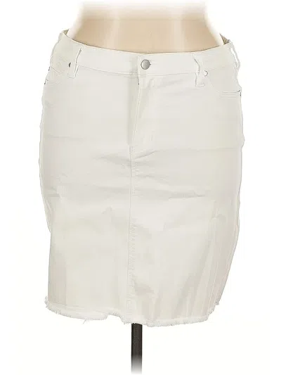 Pre-owned Liverpool Los Angeles Casual Skirt In White