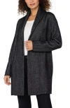 Liverpool Los Angeles Coatigan Open Front Cardigan Sweater In Black