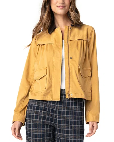 Liverpool Los Angeles Collared Swing Jacket In Gold