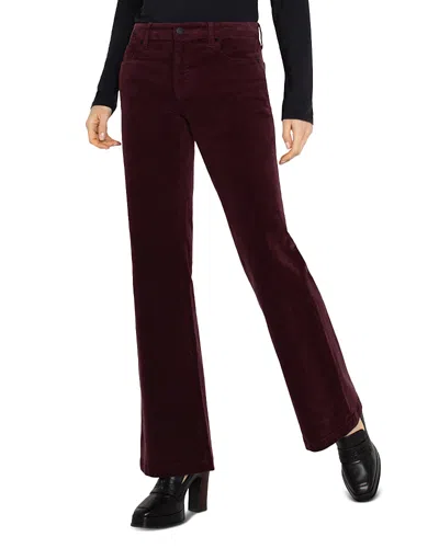 Liverpool Los Angeles Corduroy Hannah Flare Pants In Blackberry