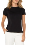 Liverpool Los Angeles Crewneck T-shirt In Black