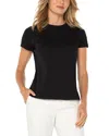 Liverpool Los Angeles Crewneck T-shirt In Black