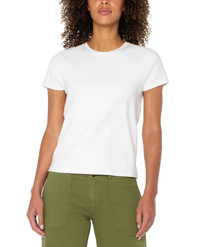 Liverpool Los Angeles Crewneck Tee In White