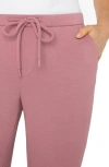 Liverpool Los Angeles Crop Wide Leg Sweatpants In Pink