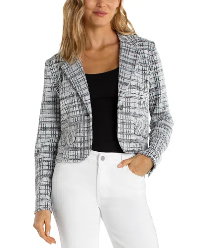 Liverpool Los Angeles Cropped Blazer In Multi