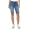 Liverpool Los Angeles Cruiser Shorts Women's Blue Denim Stretch Bermuda Kfc146 In Blue
