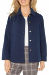 Liverpool Los Angeles Denim Shirt Jacket In Blue