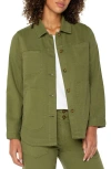 Liverpool Los Angeles Denim Shirt Jacket In Hemlock