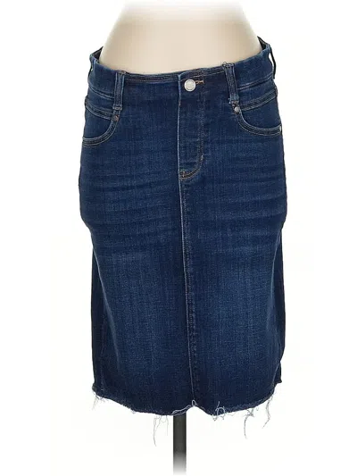 Pre-owned Liverpool Los Angeles Denim Skirt In Blue