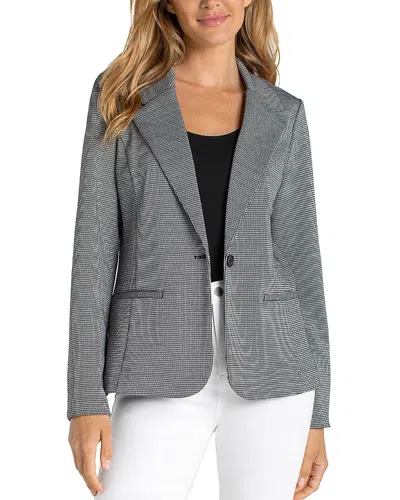 Liverpool Los Angeles Fitted Blazer In Gray