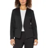 Liverpool Los Angeles Fitted One-button Blazer In Black