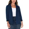 Liverpool Los Angeles Fitted Blazer In Indigo Dusk