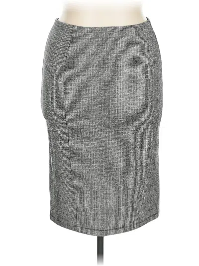 Pre-owned Liverpool Los Angeles Formal Skirt In Gray