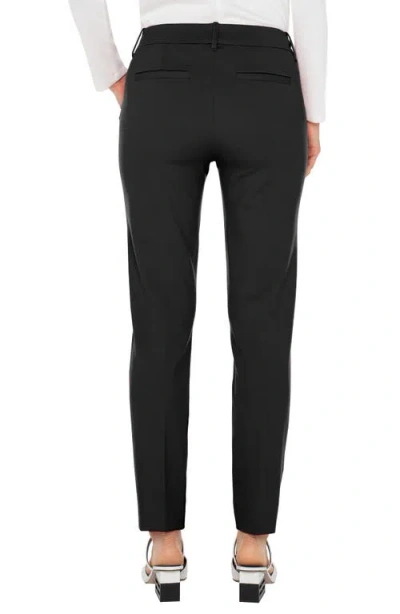 Liverpool Los Angeles Gemma High Waist Ankle Cigarette Ponte Pants In Black