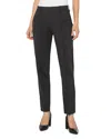 Liverpool Los Angeles Kelsey Herringbone Tapered Pants In Black