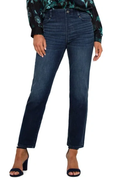 Liverpool Los Angeles Gia Glider Pull-on Crop Flare Jeans In Warner Lake