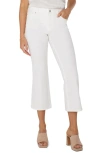 Liverpool Los Angeles Hannah Crop Flare Jeans In White