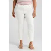 Liverpool Los Angeles Hannah Crop Flare Jeans In White