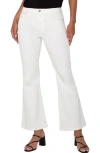 Liverpool Los Angeles Hannah Front Seam Flare Jeans In Bone White
