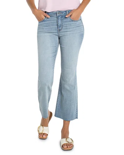 Liverpool Los Angeles Hannah High Rise Cropped Flared Jeans In Temescal In Blue