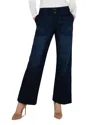 Liverpool Los Angeles Hannah Patch Pocket Flare Jeans In Summit Lake