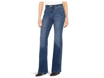 Liverpool Los Angeles Hannah Mid-rise Flare Jeans In Blue