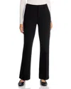 Liverpool Los Angeles High Rise Crop Flare Pants In Black