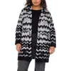 Liverpool Los Angeles Jacquard Open Front Sweater-coat In Multi