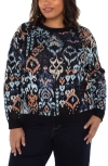Liverpool Los Angeles Jacquard Sweater In Multi
