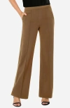 Liverpool Los Angeles Kayla Wide Leg Pull-on Trousers In Brown