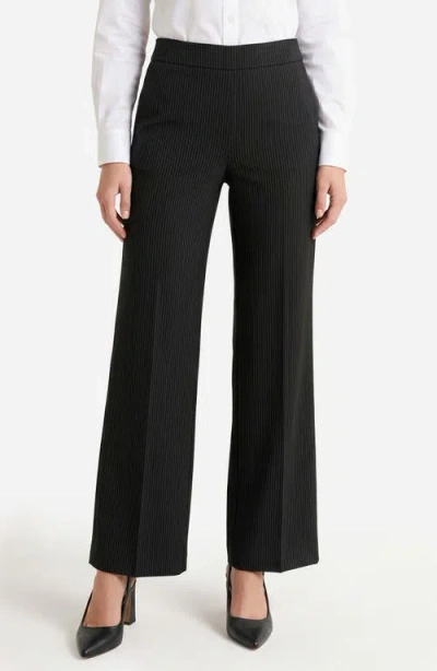 Liverpool Los Angeles Kayla Wide Leg Pull-on Pants In Black