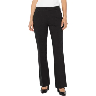 Liverpool Los Angeles Kelsey Flare Ponte Pants In Black