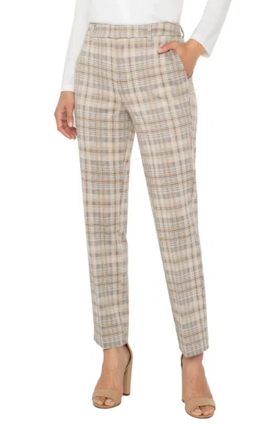 Liverpool Los Angeles Kelsey High Waist Trousers In Neutral