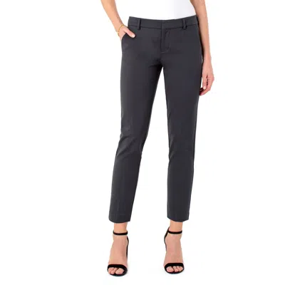 Liverpool Los Angeles Kelsey Knit Trousers In Dark Shadow Grey