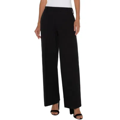 Liverpool Los Angeles Kelsey Pants Women's Black High Rise Wide Leg Kfc306