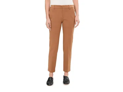 Liverpool Los Angeles Kelsey Slim Leg Trousers In Super Stretch Ponte Knit In Brown